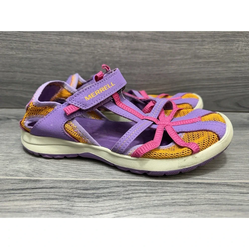 Merrell Hydro Hiker Sandal GIRLS Size 5 M Purple Beach Sandals Outdoor Beach